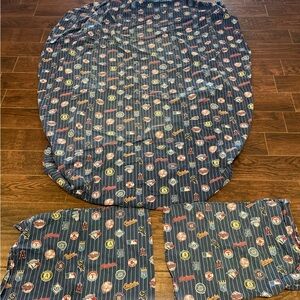 Pottery Barn Teen Blue Sports Bedding Sheets